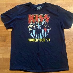 KISS world tour '77 T-shirt